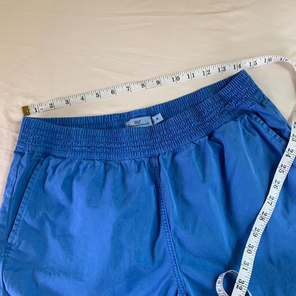 Vineyard Vines Stretch Waist Cutoff Hem 3" Inseam Women's Shorts Blue - Picture 3 of 7